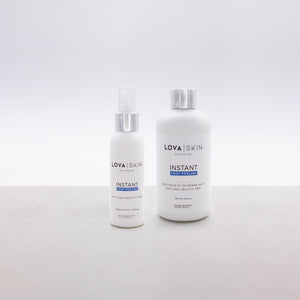 
                  
                    Load image into Gallery viewer, LOVASKIN INSTANT FOOT PEEL XL - one 75 ml spray bottle and a 250 ml refill bottle - 110 Beauty treatments
                  
                